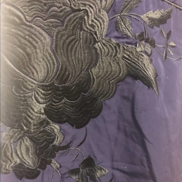 Floreat Navy with Black Embroidery Dress Size 2 - Picture 2 of 5